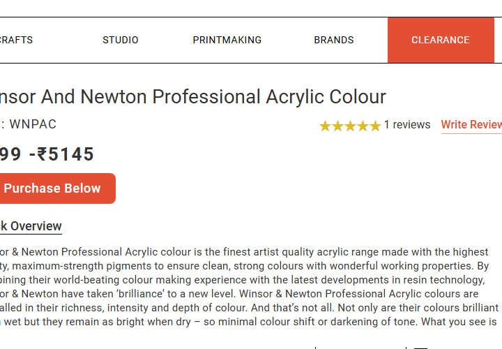 Product info column after — Price (MRP) label displayed correctly